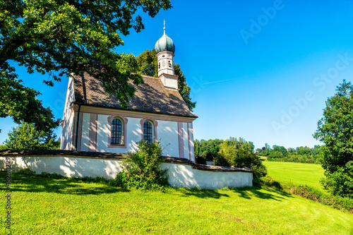  Barocke Kirche St. Georg bei Ramsach am Murnauer Moos photo