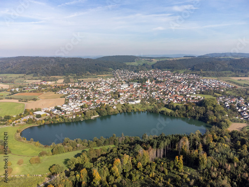 Die Gemeinde Steißlingen mit dem Steißlinger See