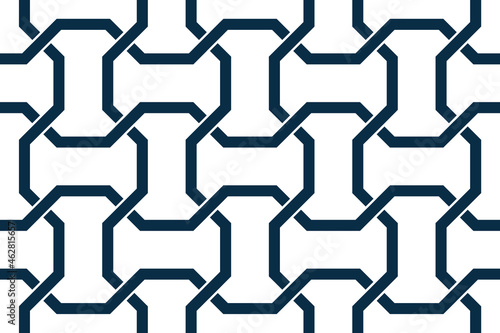 Geometric Islamic Seamless Pattern for decoration greeting card or interior. Vector Illustration.