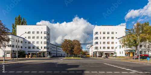 Germany, Berlin, Panorama of White City (Berlin Modernism Housing Estates) photo