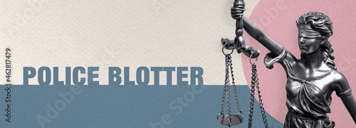Tableau sur toile Police Blotter