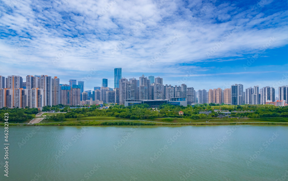 Cityscape of Nanning City, Guangxi, China