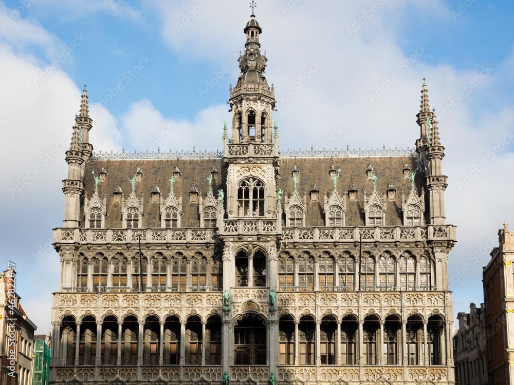 Belgium, Brussels, Grand Place, Maison du Roi, facade Belgium, Brussels, Grand Place, Maison du Roi, facade