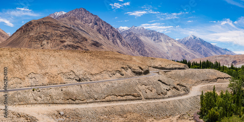 India, Jammu and Kashmir, Ladakh, Nubra Valley, Nubra Valley, Mountain landscape photo