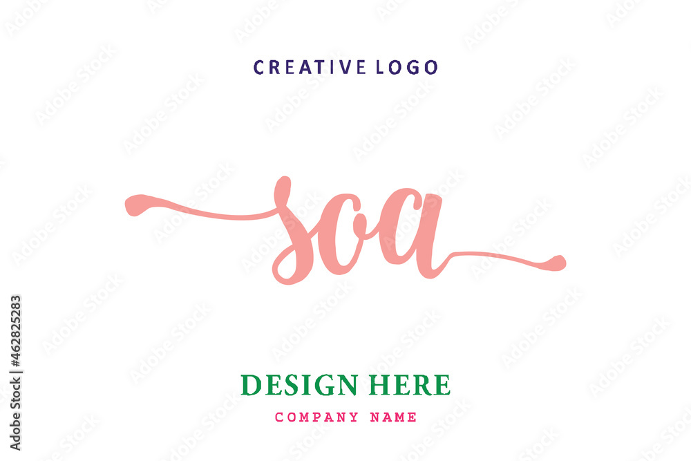 SOA lettering logo is simple, easy to understand and authoritative SOA lettering logo is simple, easy to understand and authoritative