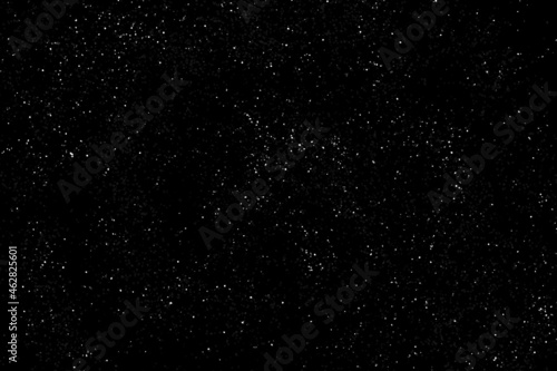 Starry night sky galaxy space background. Stars in the night. Dark night sky with stars. 
