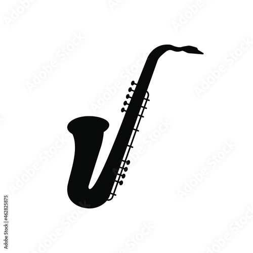 Saxophone icon vector. Sax illustration sign. Music symbol. jazz logo.