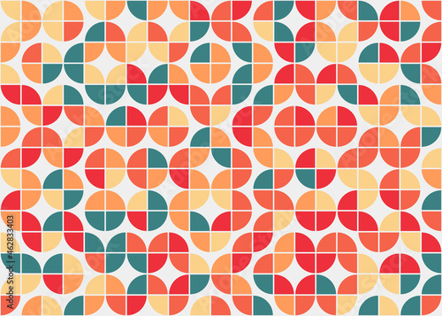 Wallpaper Mural Abstract Geometric Pattern generative computational art illustration Torontodigital.ca