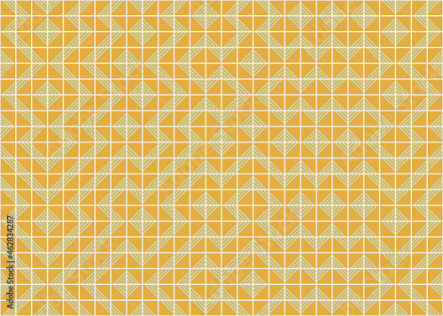 Abstract Geometric Pattern generative computational art illustration