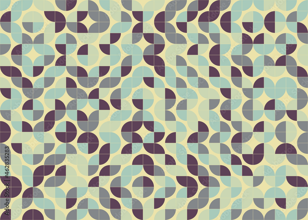 Naklejka premium Abstract Geometric Pattern generative computational art illustration