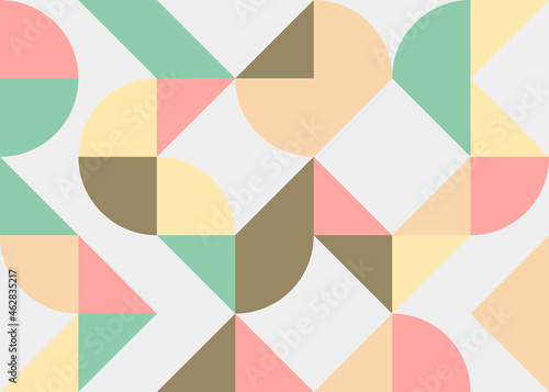 Abstract Geometric Pattern generative computational art illustration