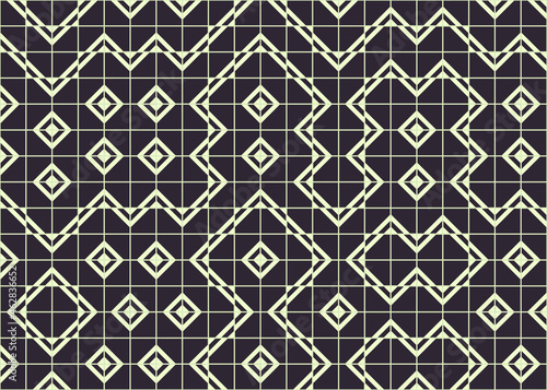 Abstract Geometric Pattern generative computational art illustration