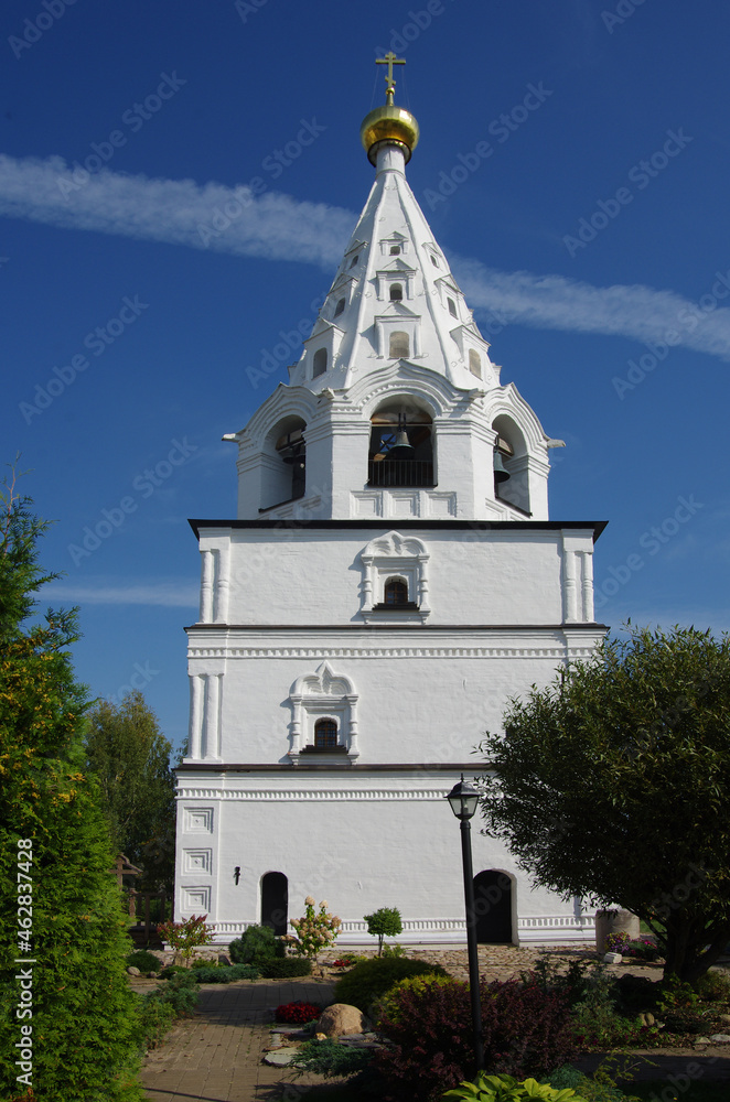 Fototapeta premium Mozhaisk, Russia - September, 2019: Luzhnetsky Ferapontovsky monastery