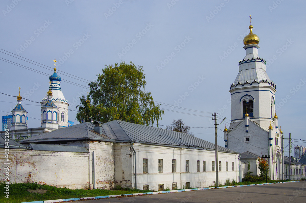 Tula, Russia - October, 2020: Mother of God Shcheglovsky Monastery in autumn day