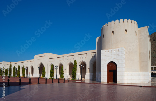 Al Alam Palace, government district, Muscat, Oman photo