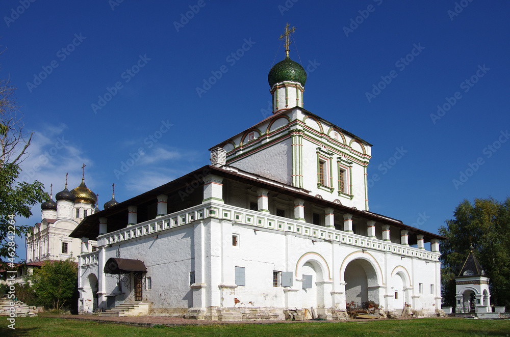 Faustovo village, Moscow region, Russia - September, 2020: Zosima and Savvatiya Solovetskikh Church