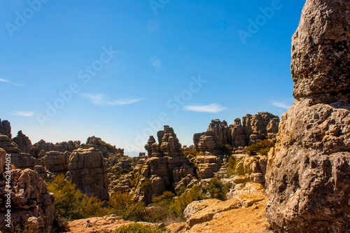 Torcal de Antequera, en la localidad de Antequera, provincia de Málaga, Andalucía, España. © Lola