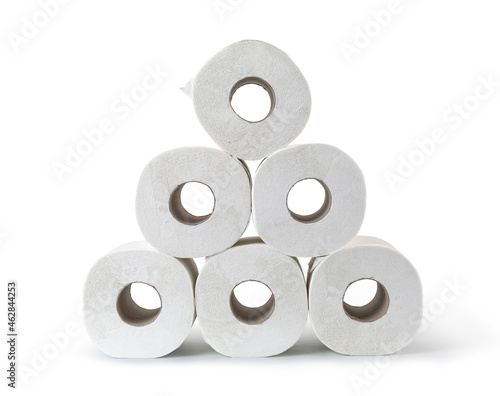 Rolls of paper towels