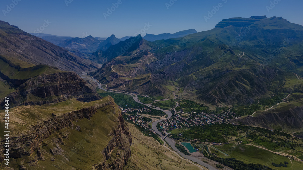 Panorama of Canyon in Dagestan