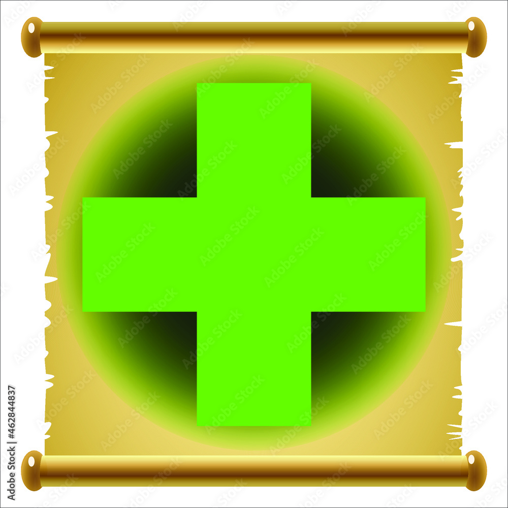 Fototapeta premium ancient magic scroll from old paper