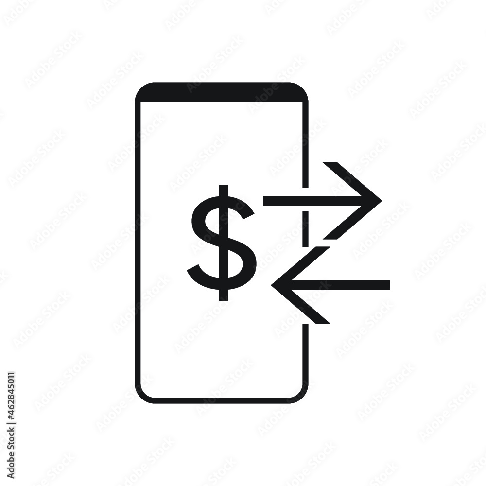 Money payment transfer icon Money payment transfer icon