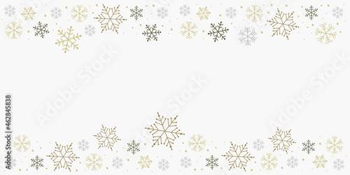 Wallpaper Mural Winter background simple vector element. Snowflakes motif on deceber january february. White stars isolated on background. Torontodigital.ca