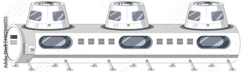 Part of space station isolated
