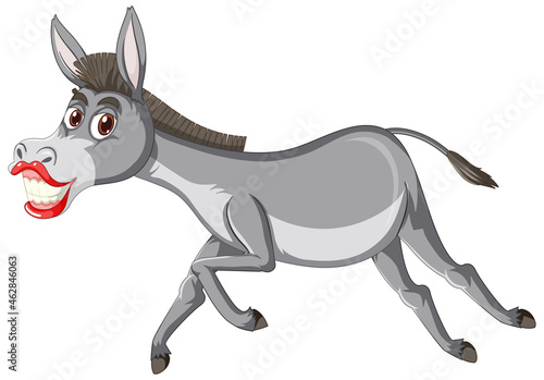 Donkey animal cartoon character
