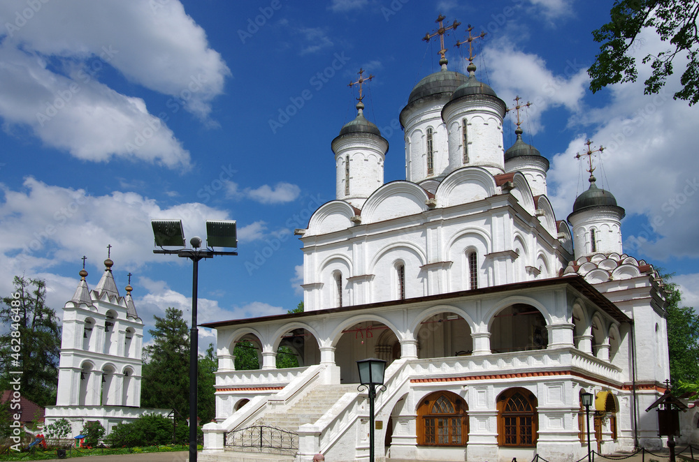 GOLITSYNO, RUSSIA - May, 2021: The estate of the Golitsyns 
