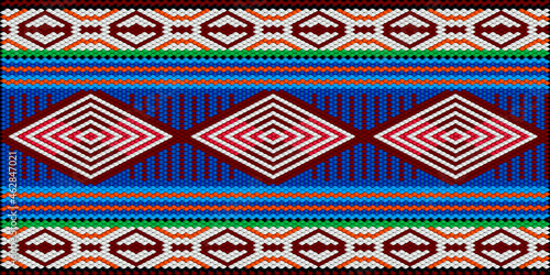 Wallpaper Mural  Ornament  is made in bright, juicy, perfectly matching colors. Ornament, mosaic, ethnic, folk pattern. Torontodigital.ca