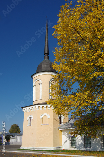 Kolomna, Russia - October, 2021:  Great monasteries of Russia. Novo-Golutvin Holy Trinity Monast photo