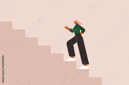 Fotografija Climbing up the stairs