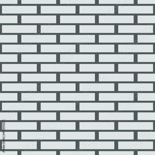 seamless texture walls of white brick vector background
