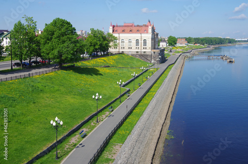 Rybinsk, Russia - May, 2021: View of the Rybinsk State History, Architecture and Art Museum Preserve © Natalia Sidorova