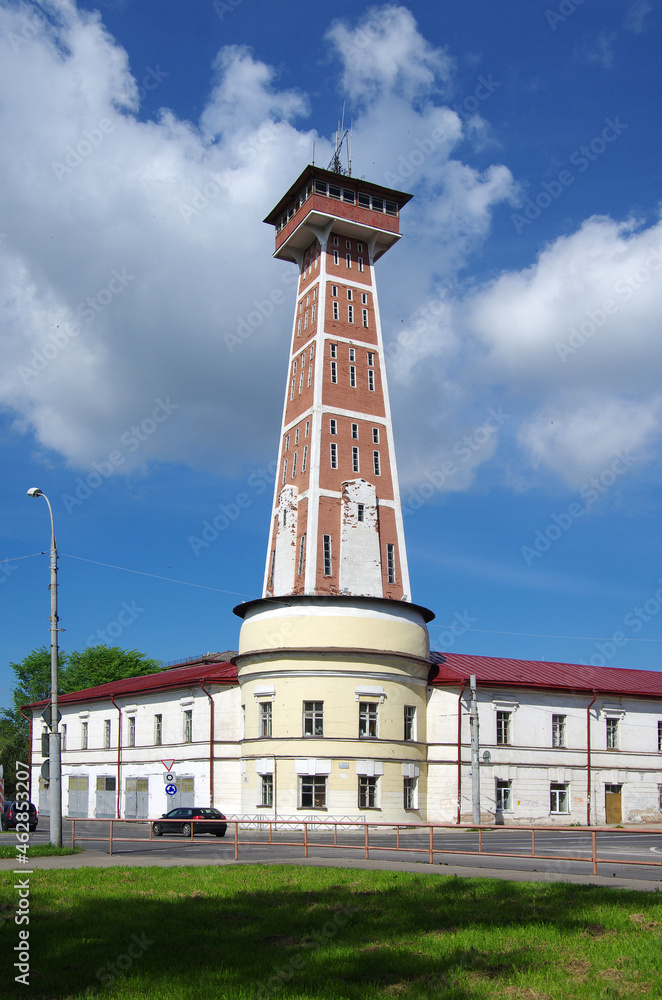 Obraz premium Rybinsk, Russia - May, 2021: Rybinsk fire tower