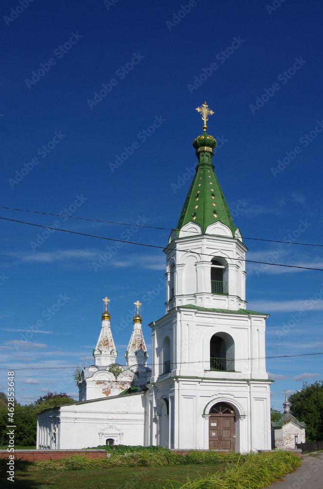 Ryazan, Russia - October, 2020: The Church of the Holy Spirit in the Ryazan citadel Ryazan, Russia - October, 2020: The Church of the Holy Spirit in the Ryazan citadel