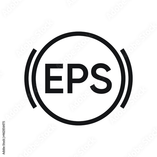 The esp icon. Electronic stabilization and car symbol. Flat design