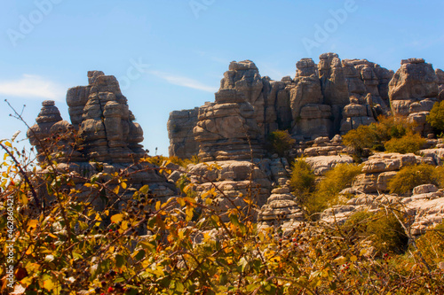 Torcal de Antequera, en la localidad de Antequera, provincia de Málaga, Andalucía, España.