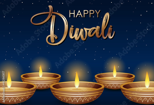 Happy Diwali poster design