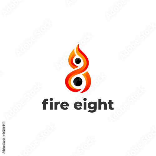 fire design vector logo template