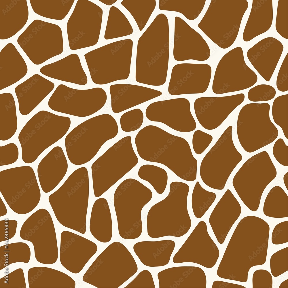 Obraz premium Giraffe trendy seamless pattern . Vector illustration