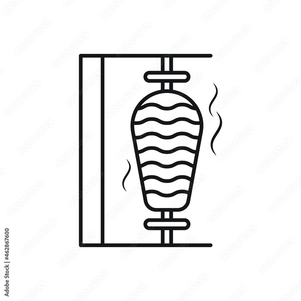 Doner food Turkish icon. Element of Turkey thin line icon Doner food Turkish icon. Element of Turkey thin line icon