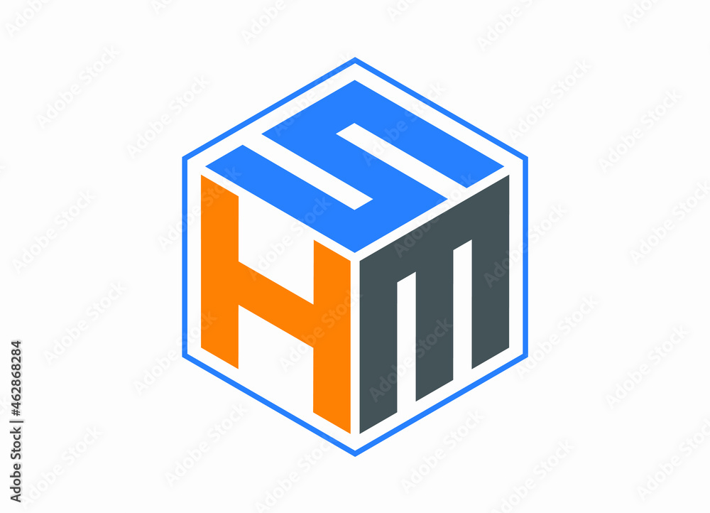 S H M box logo vector S H M box logo vector