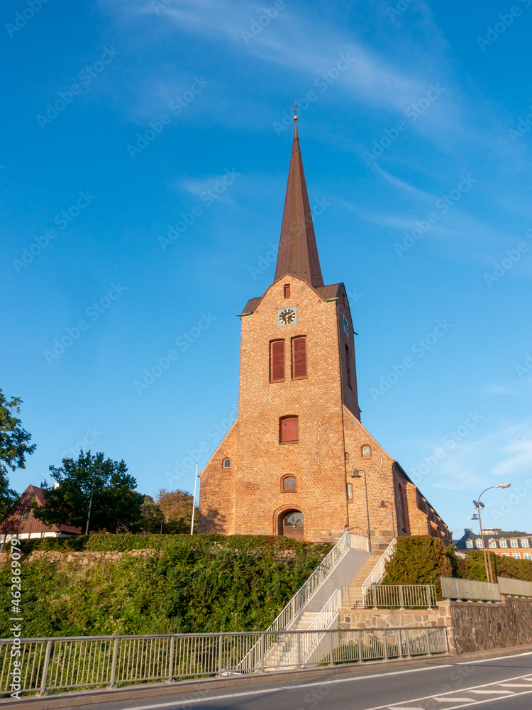 Historic Marie church in the center of Sonderborg, Denmark