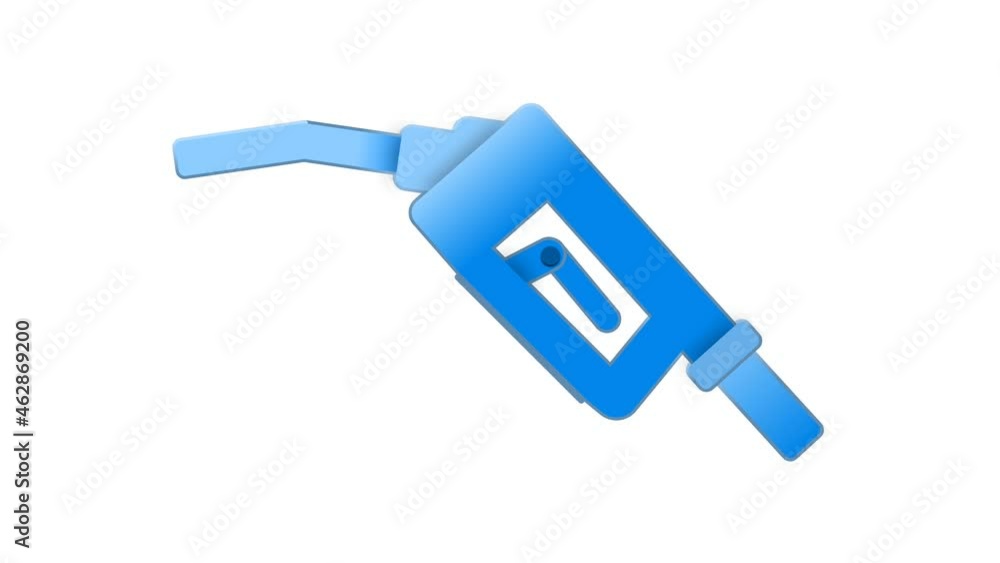 Fuelling animation isolated on white screen with loop motion animation concept for gasoline, gas station, petrol pump and fuelling. Fuelling animation isolated on white screen with loop motion animation concept for gasoline, gas station, petrol pump and fuelling.