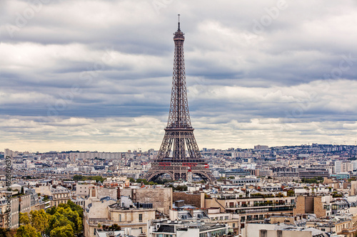 Fototapeta Naklejka Na Ścianę i Meble -  Eiffle Tower in Paris France, September 2019