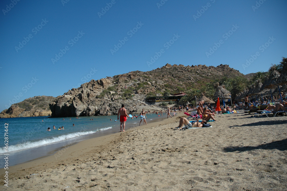 people on the beach