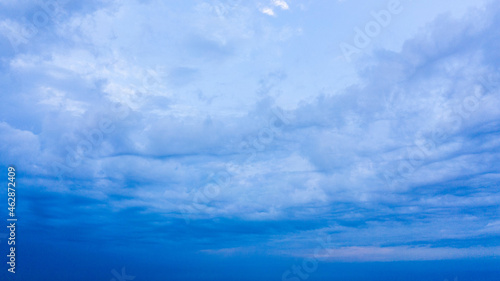 Thunderstorm Cloudy in the Sky. Scenic Cloudscape 