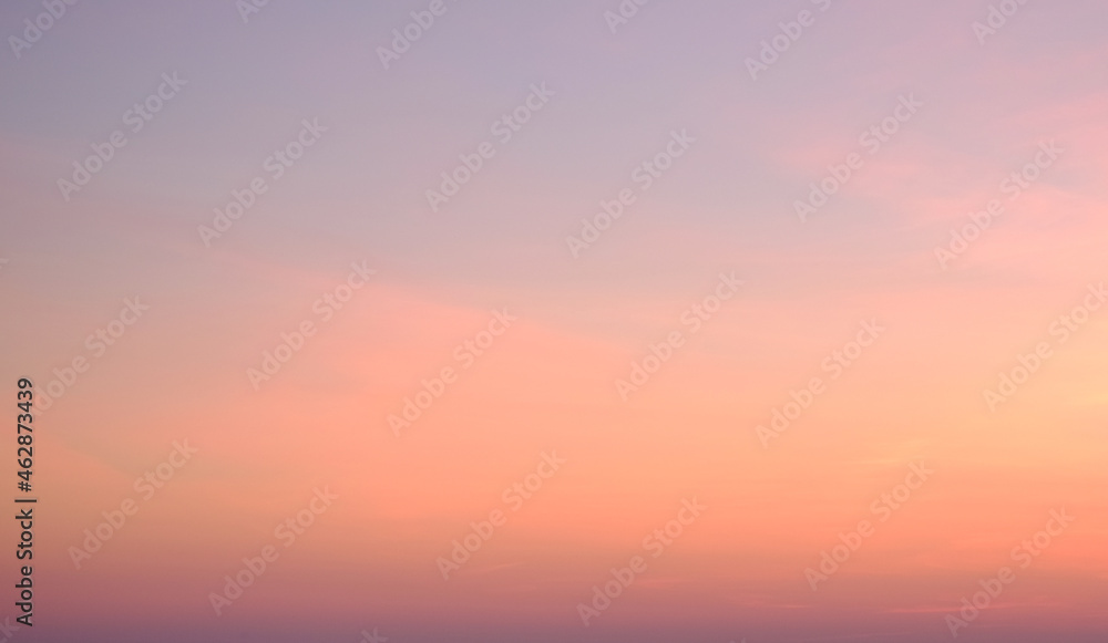 Colorful sky after the sunset, natural background