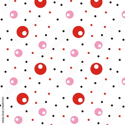 polka dot pattern background wallpaper vector illustration